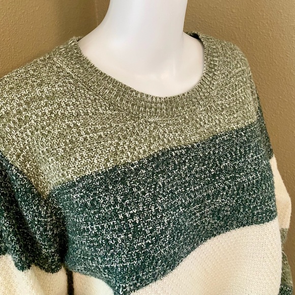 Zenana Wide Striped Crewneck - Picture 3 of 16